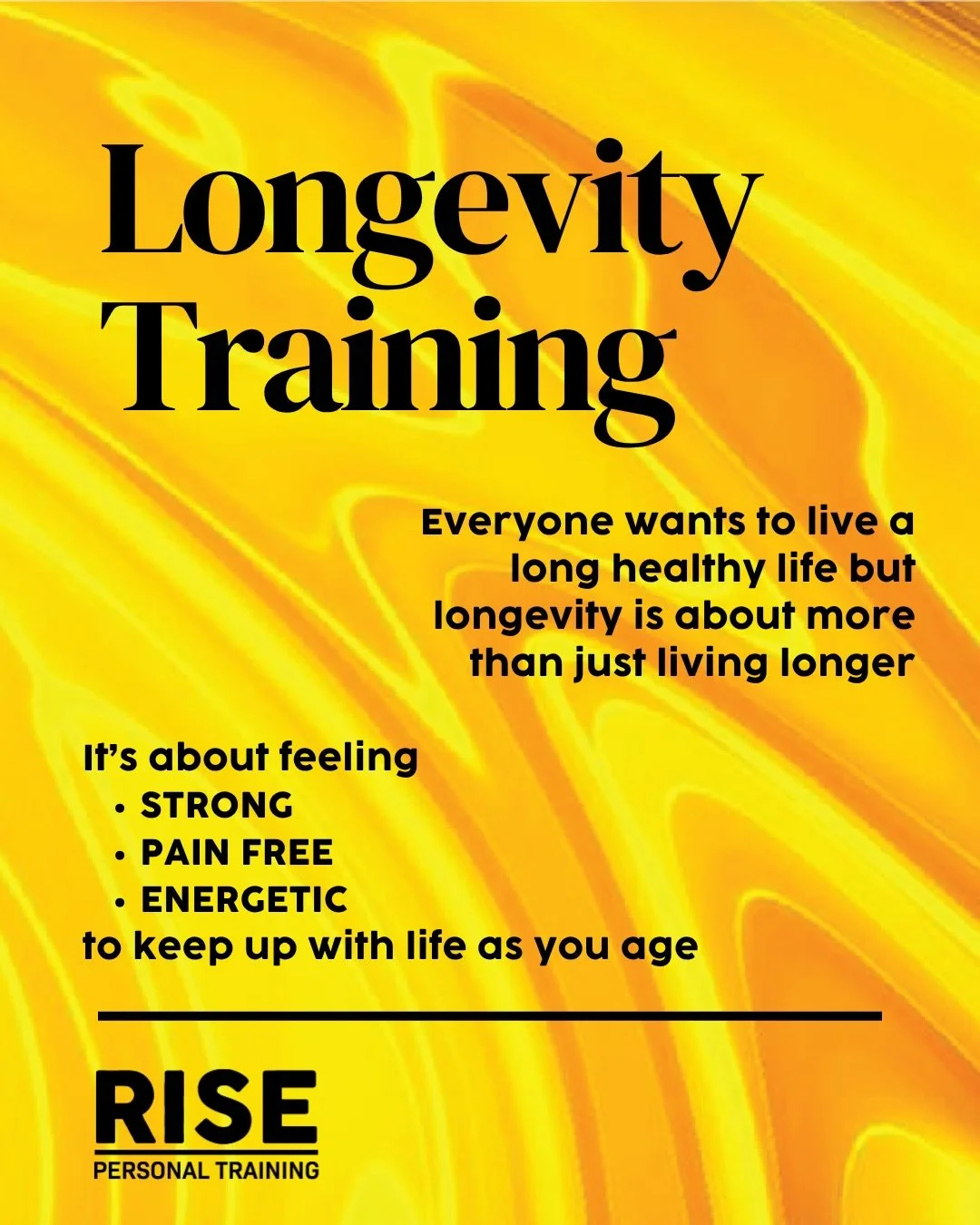 Strength training plays a key role in longevity. 
Not just for looking good know, but for moving well, staying strong, and avoiding injury long term. 💪