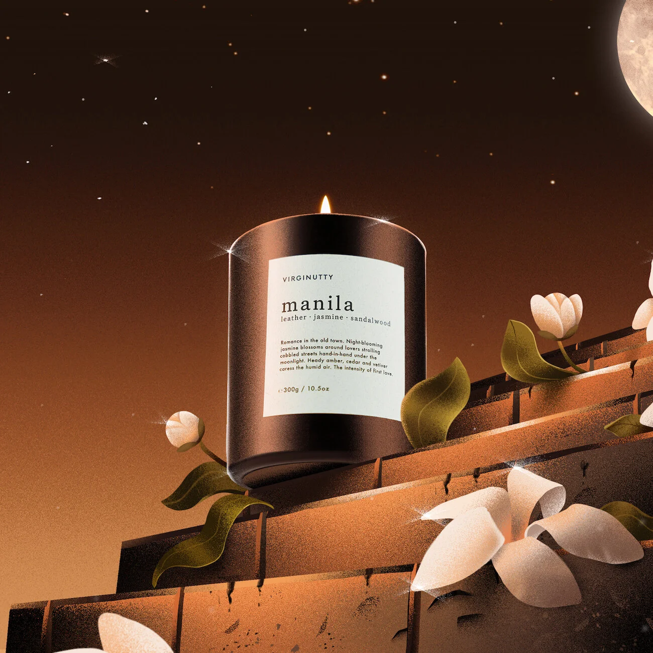 Manila Coconut Wax Candle — Virginutty Coconut Oil