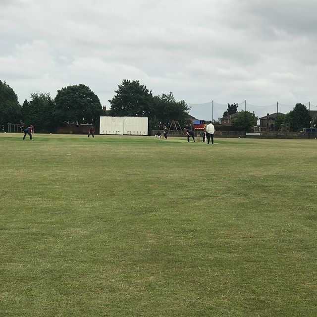 Great day down at Blunham Cricket Club with Love My Chillies supporting the @lashingsallstars vs Blunham. Supporting local business.