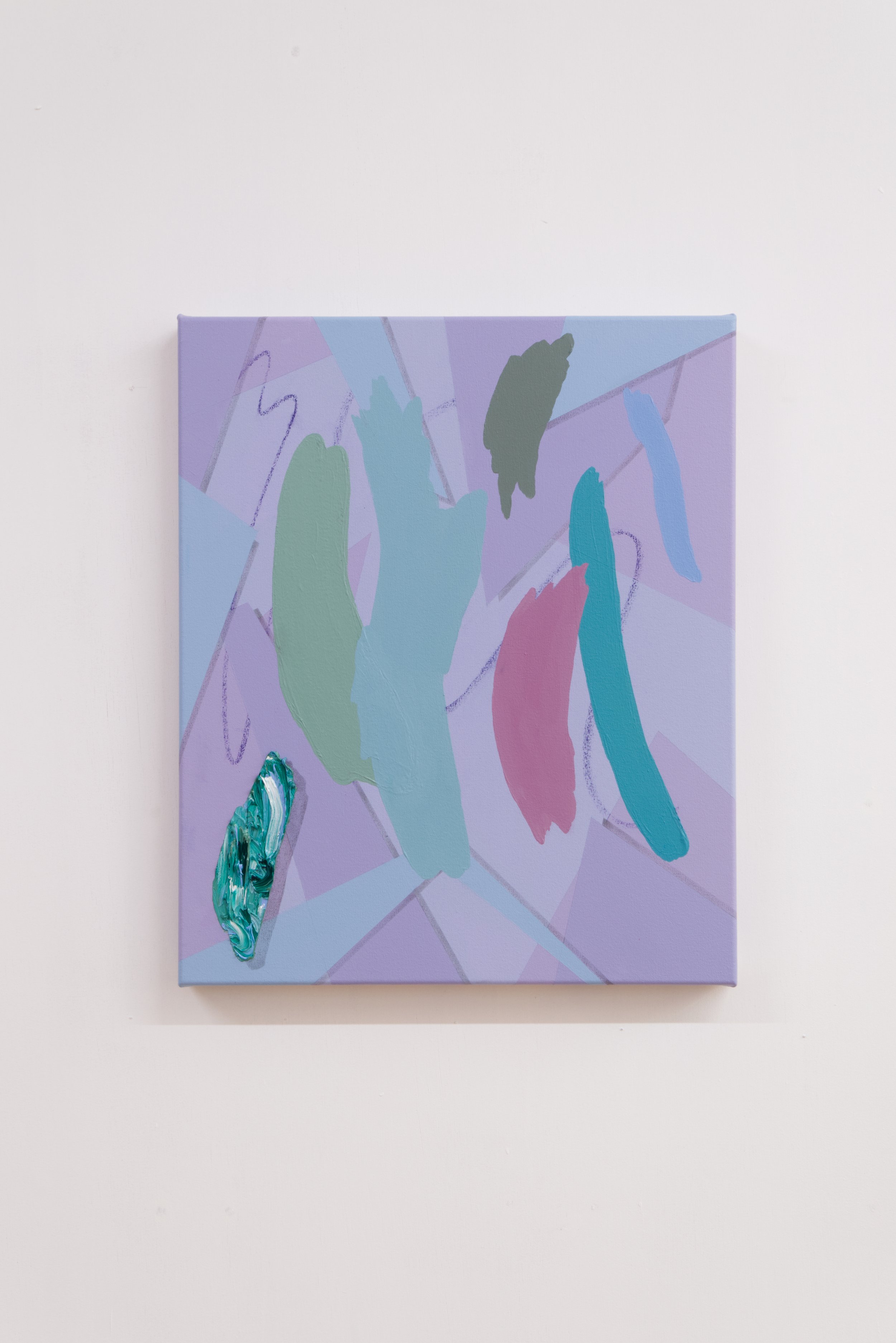   Sunk   Acrylic, Pastel, Oil and Charcoal On Canvas  40cm X 50cm 