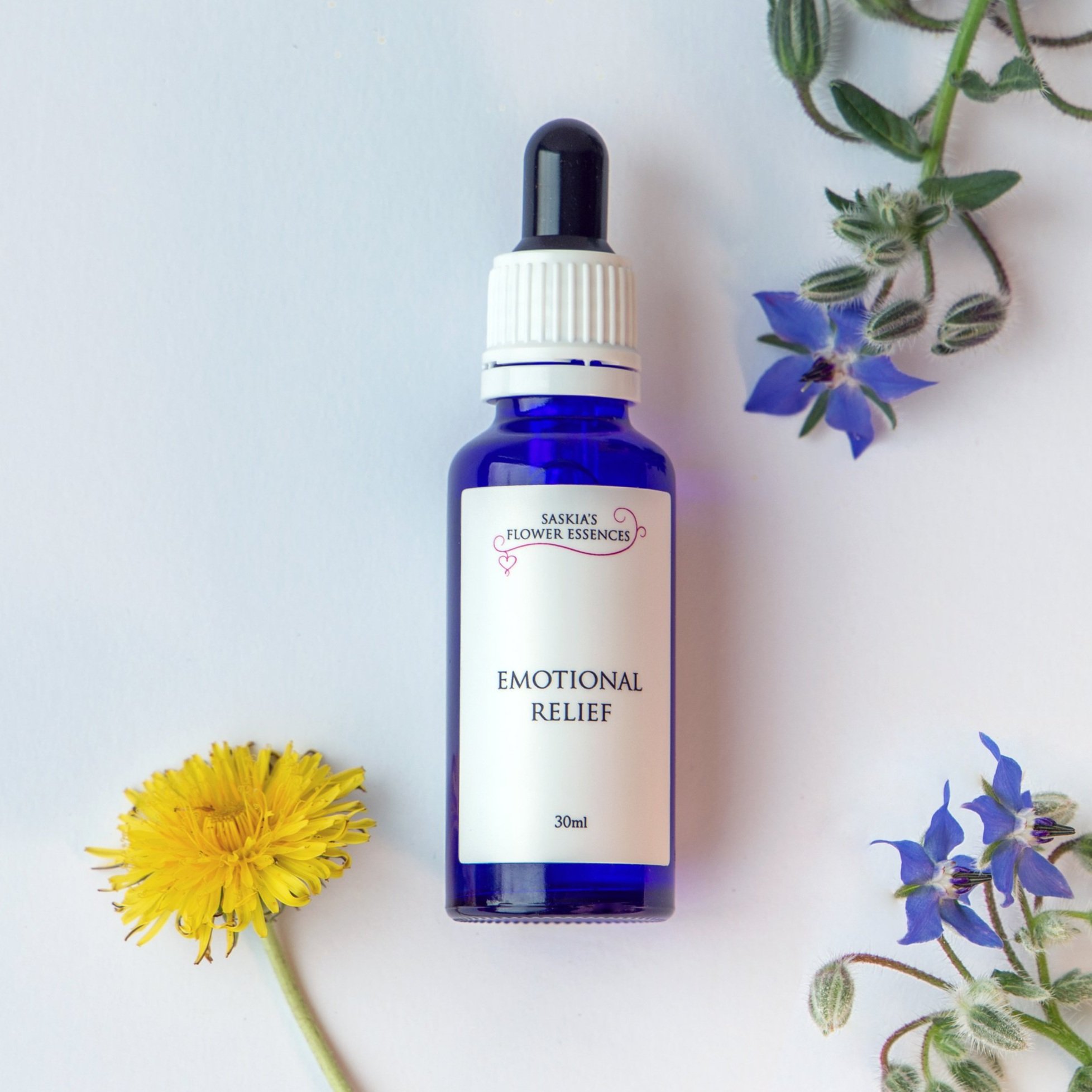 Emotional Relief Flower Essence for Grief Saskia's Flower Essences