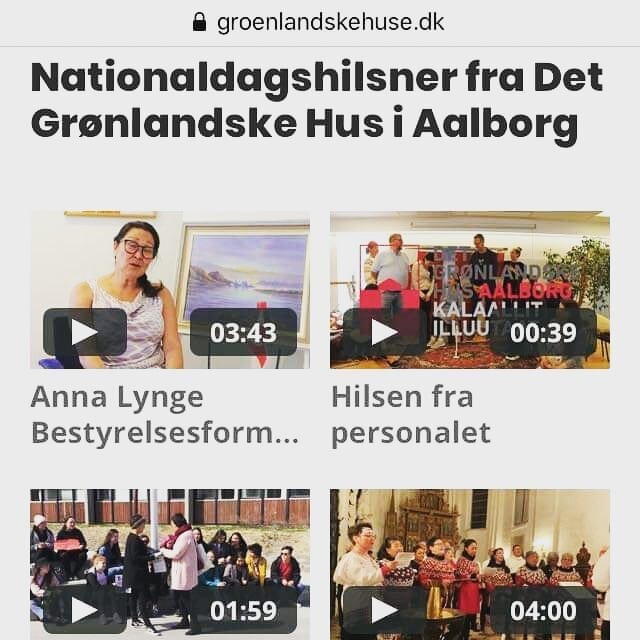 🇬🇱
Nu kan du se videohilsner i anledningen af #Gr&oslash;nlands #nationaldag p&aring;
www.groenlandskehuse.dk