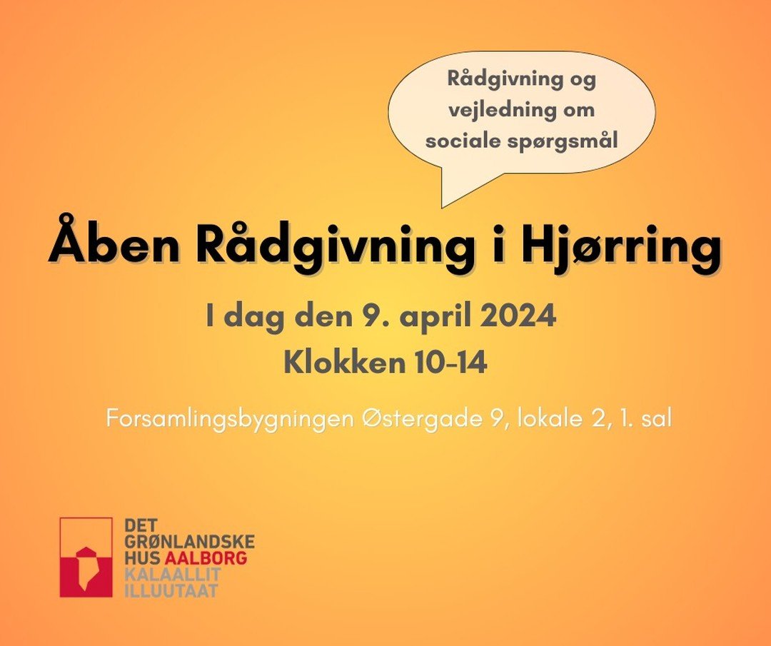 &Aring;ben R&aring;dgivning i Hj&oslash;rring i dag 📝