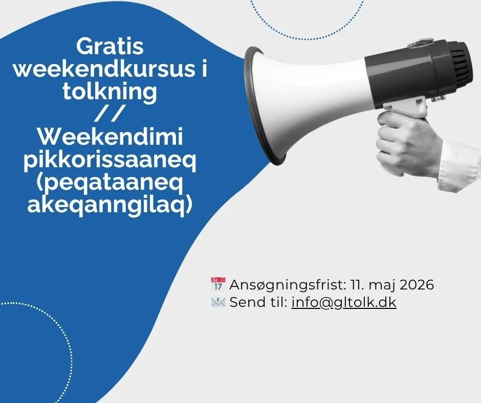 🎓 Weekendimi pikkorissaaneq (peqataaneq akeqanngilaq)

Arfininngornermi 30. maj sapaammilu 31. maj tunngaviusumik oqalutseqarnermi sulinermi sakkussanik pikkorissaassaagut.
Pikkorissarnissamut peqataarusullutit soqutiginnikkuit paasissutissat ataani