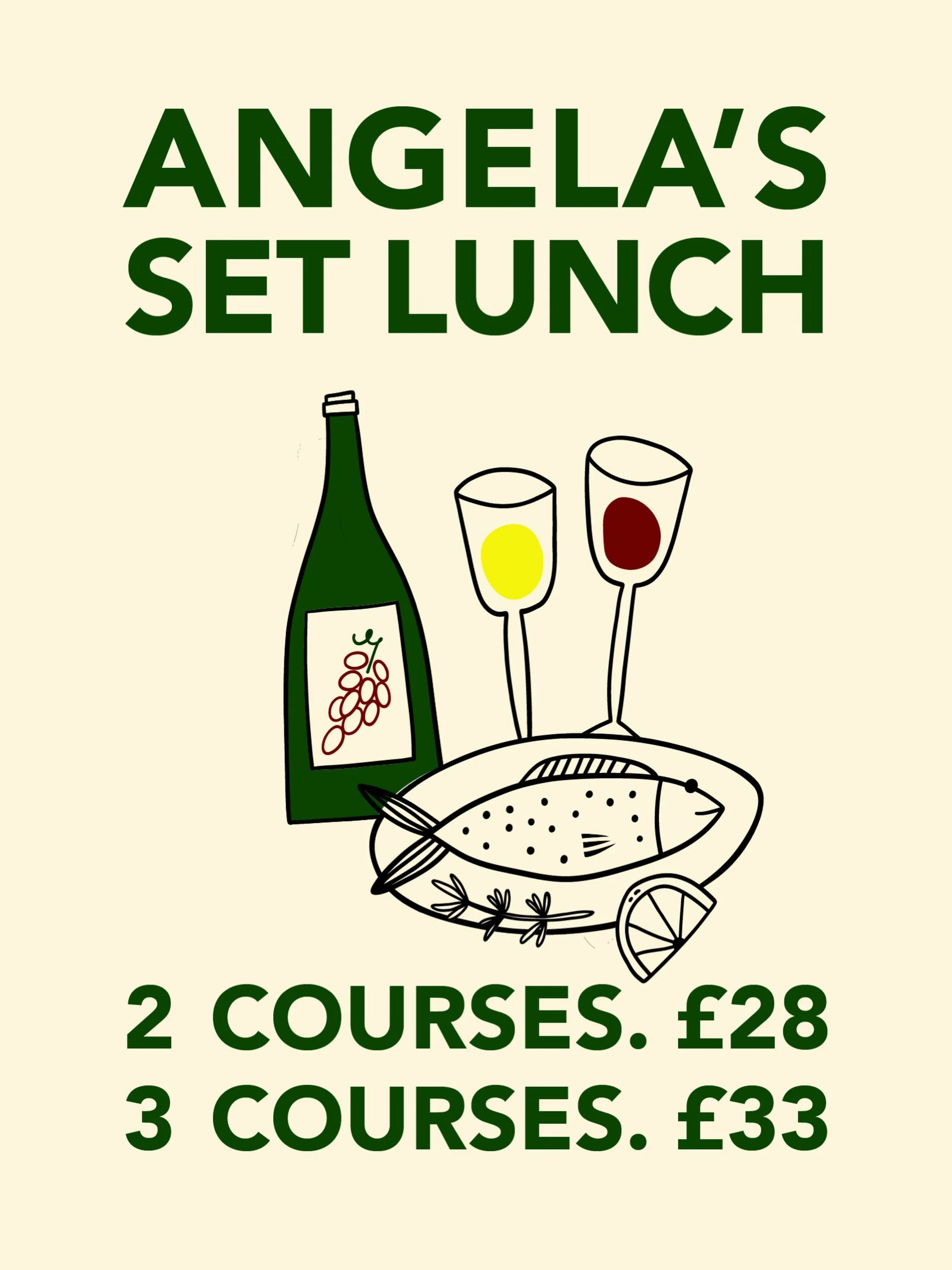 It&rsquo;s back. Our set lunch is on every weekday lunchtime and we also have a little more space now the summer is coming to a close&hellip;.
