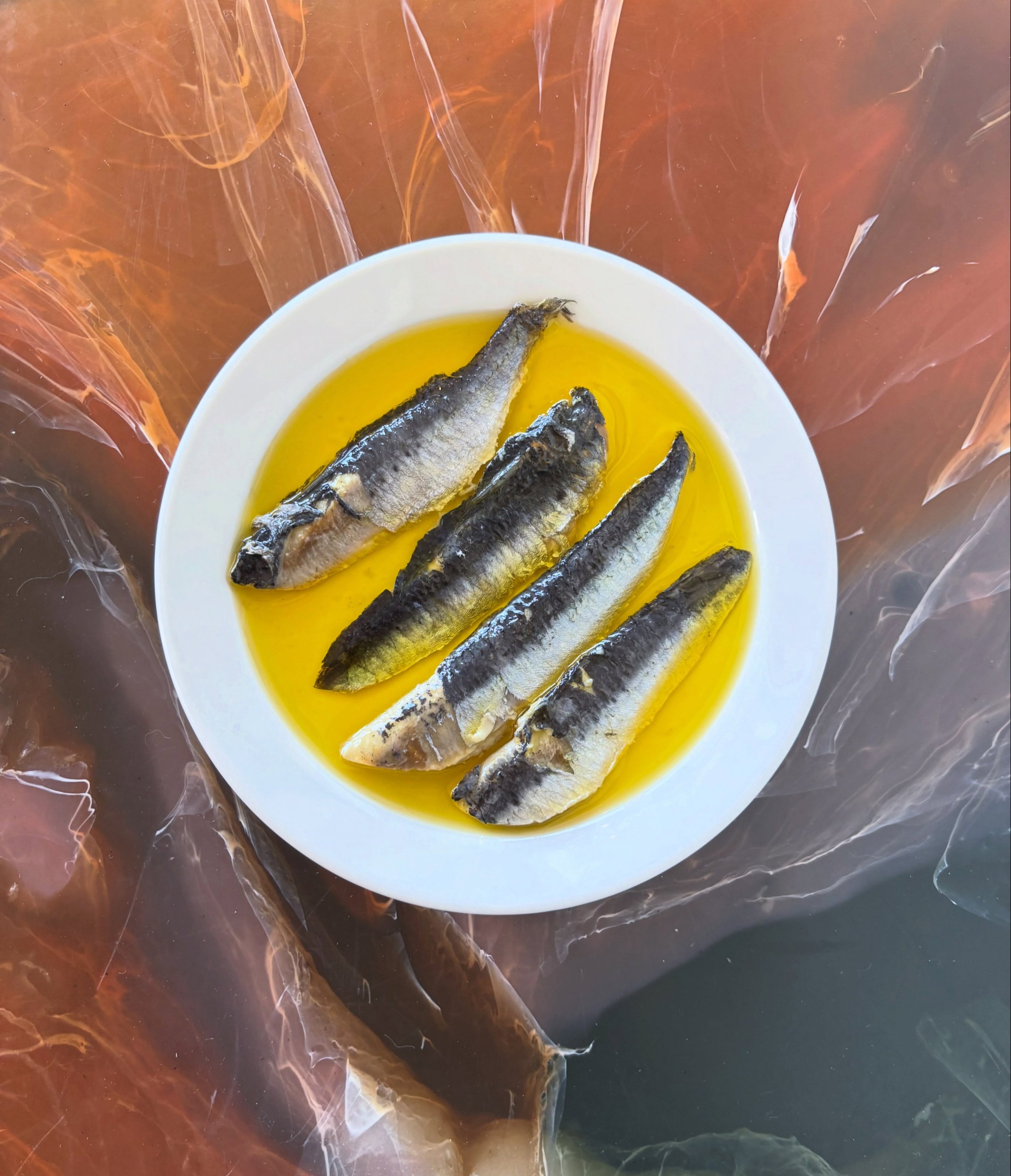 Some of the Dory&rsquo;s classics will always be on at our new bar. Marinated sardines, simple and delicious. Also a big shout out to @weezandmerl for our new table tops made from discarded plastic bags. They are always such a big part of what we do!