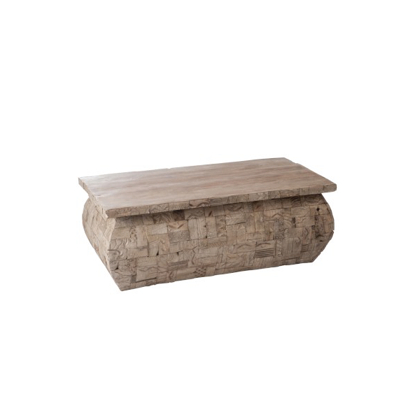 Rectangular Coffee Table, Wood, Grey