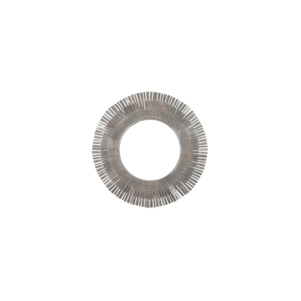 Mirror Round 3 Layer, Metal, Brown, 107x3x107CM