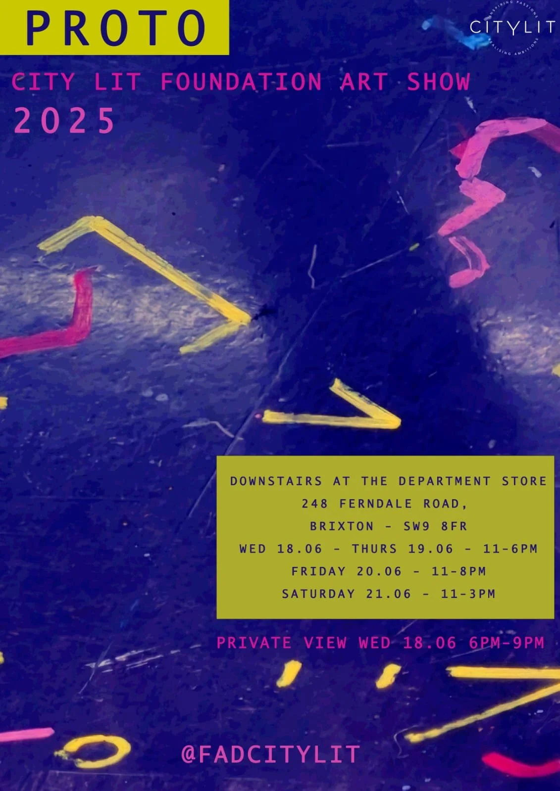 City Lit: Art Foundation Diploma Show