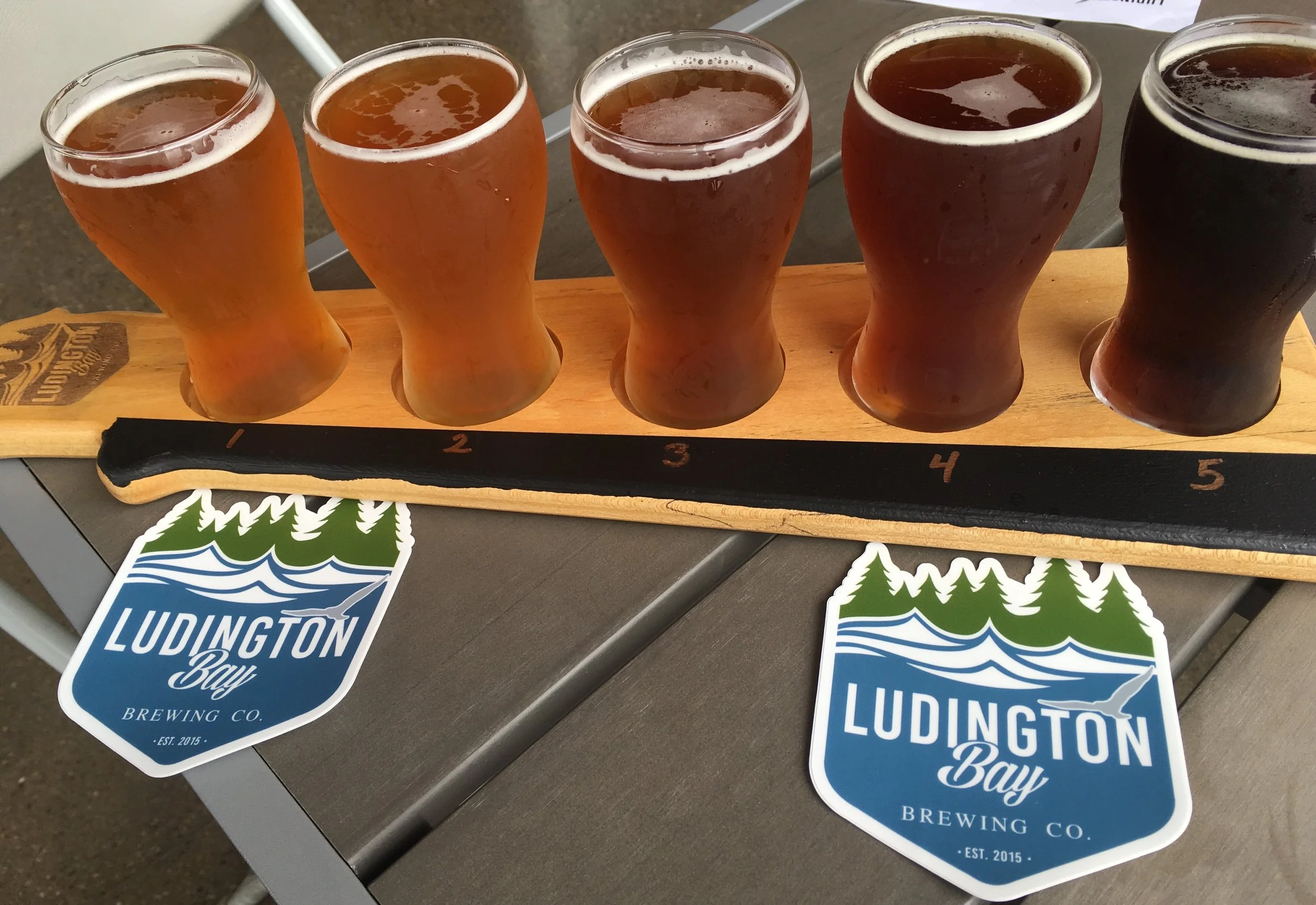 Rye IPA, English IPS, First Curve IPA, Imperial ESB, & James StreetBrown