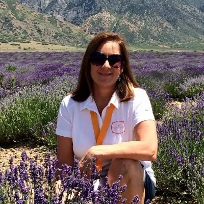 In the Young Living Mona Lavender Farm 