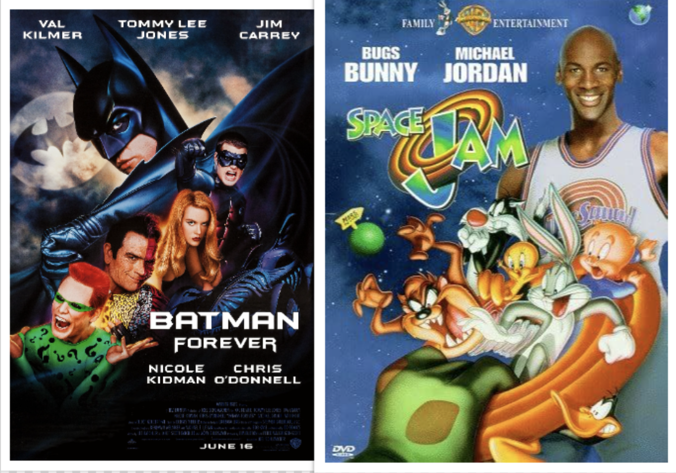 Nostalgia Nights: Batman Forever &amp; Space Jam
