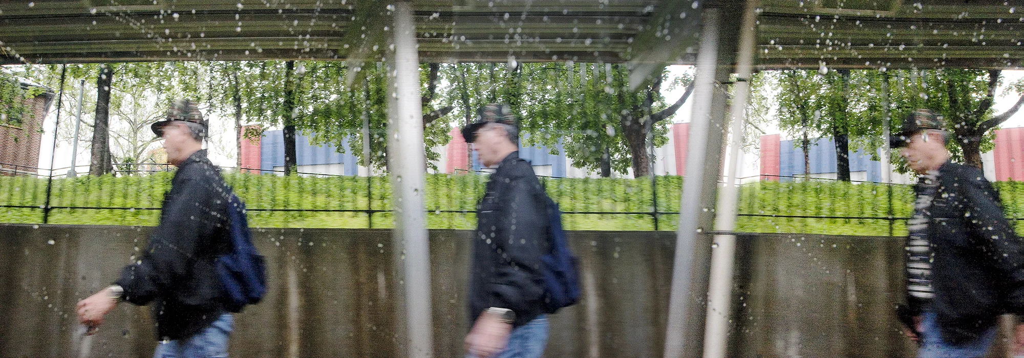Round Trip #8 “Round Trip” portray’s the artist’s view from the train as she rides back and forth from the suburbs to the city of New York. In a dream-like, poetic style, this series offers Miracolo’s subtle musings on the passages we humans make across time and space.