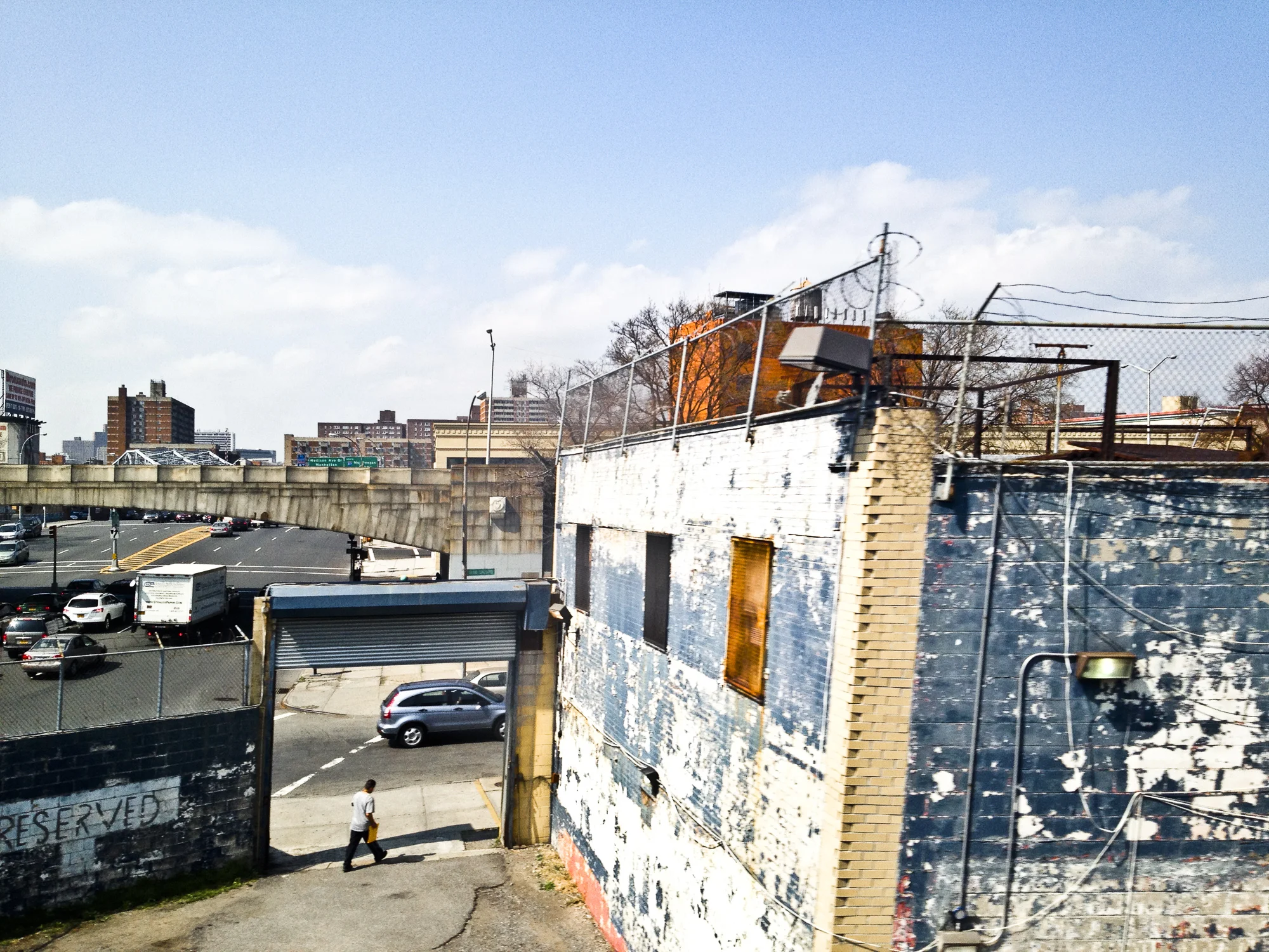 Round Trip #9 “Round Trip” portray’s the artist’s view from the train as she rides back and forth from the suburbs to the city of New York. In a dream-like, poetic style, this series offers Miracolo’s subtle musings on the passages we humans make across time and space.