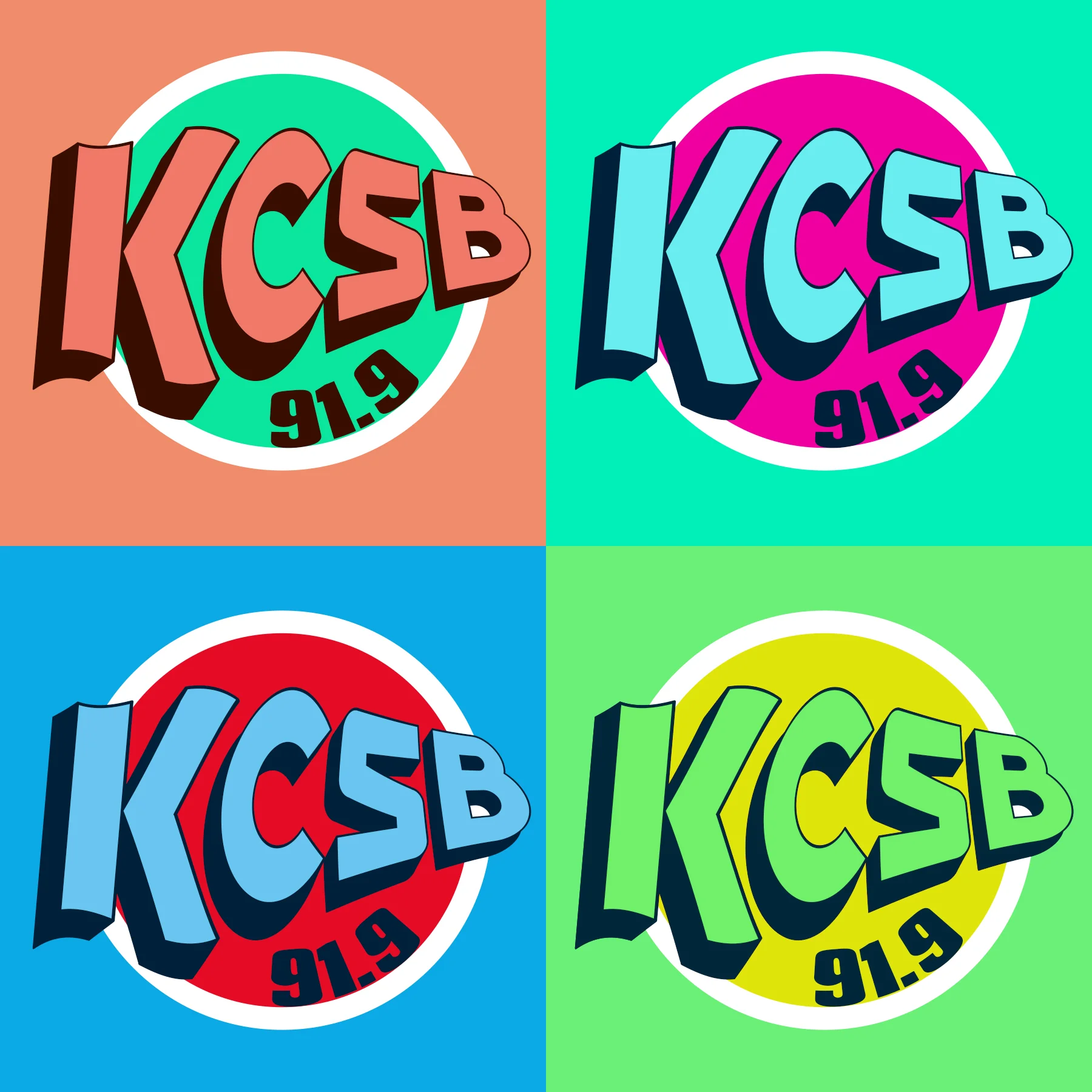 KCSB stickers/patches