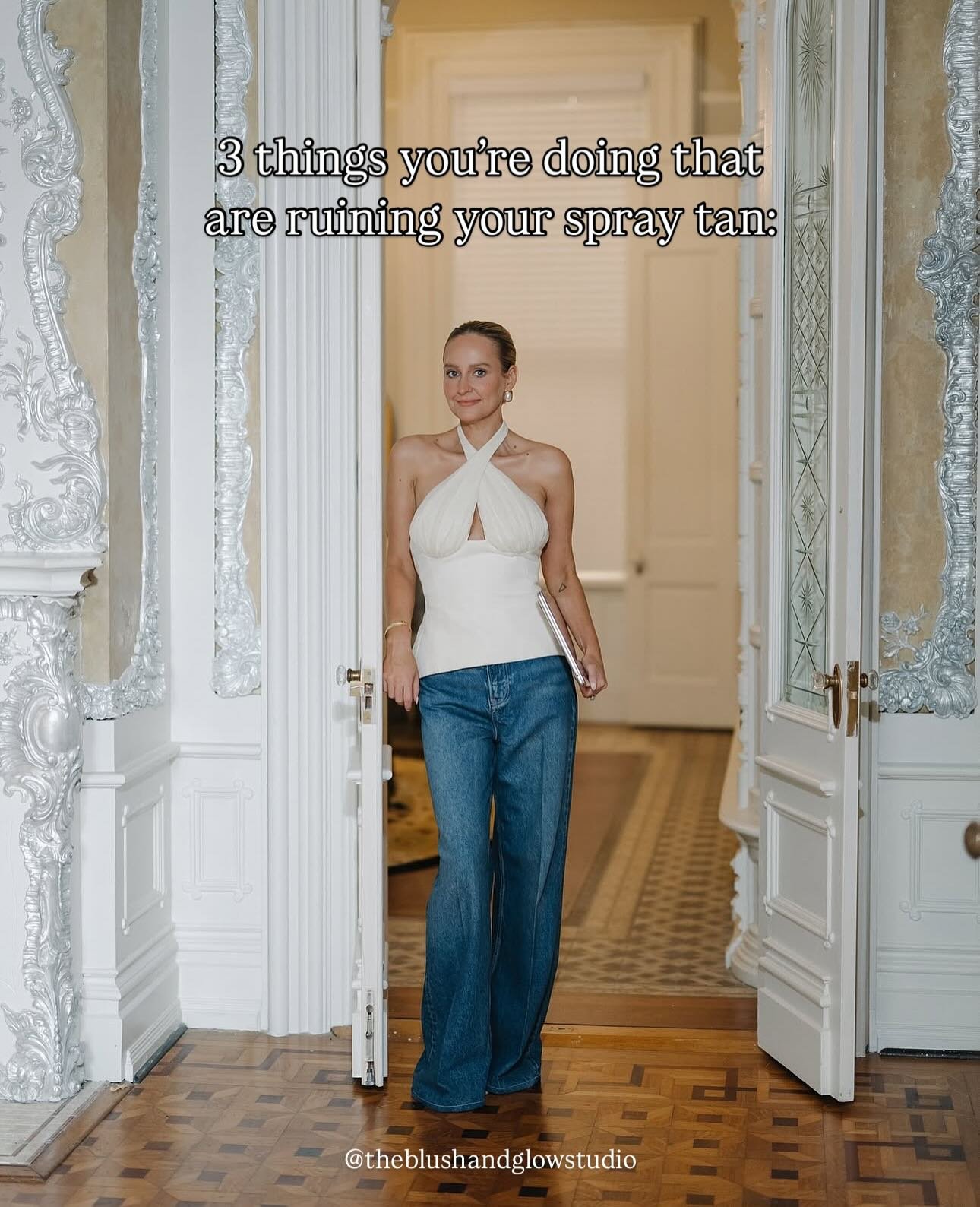 3 things you&rsquo;re doing that are ruining your spray tans: 

Did you know these things actually mess up the look of your tan/ shorten the life of your spray tan? 
We hate to be the bearer of bad news.. but someone needed to tell you 🥲