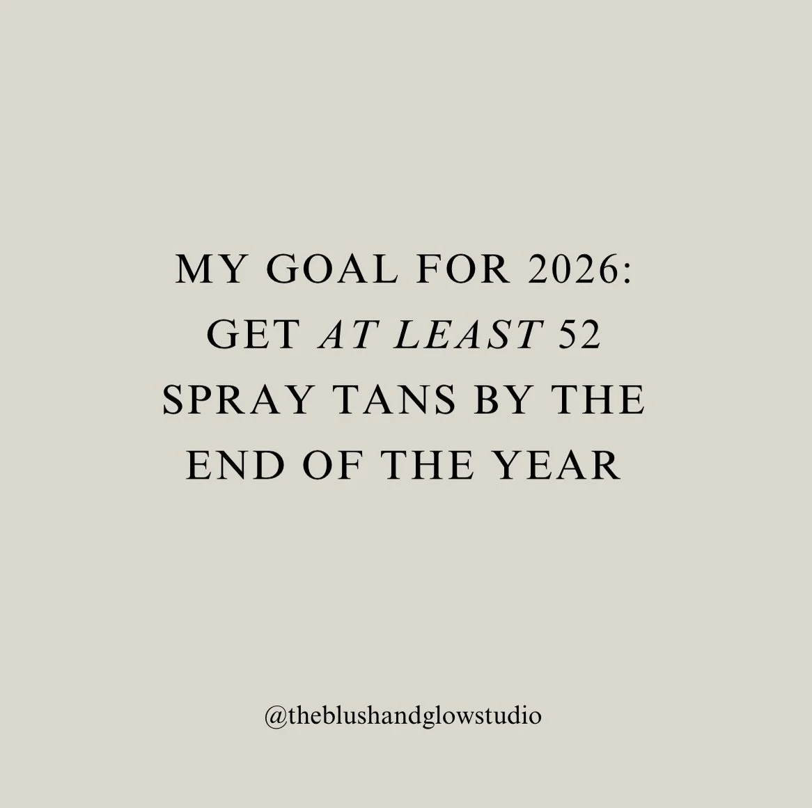 So&hellip; if the math is mathing&hellip; that&rsquo;s 1 tan a week (and that sounds pretty good to me🤭)

Check our stories to find out more about our monthly membership! We can make this goal a reality, and for a discounted price too🫣