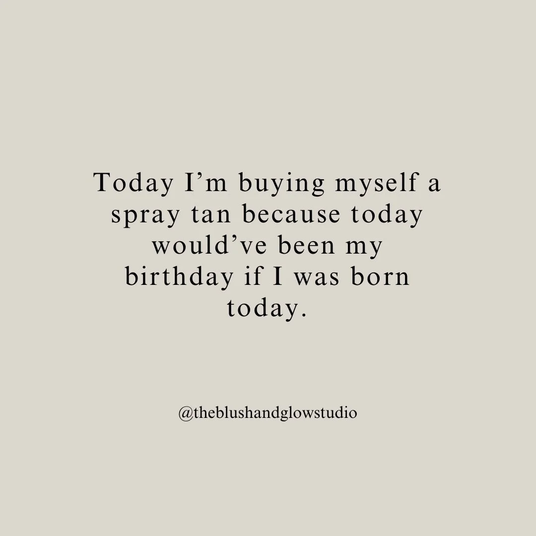 Because I deserve to treat myself + celebrate myself allllll year long 🎂

REMINDER: TODAY we are giving away 10 FREE TANS !! Every person who comes in for a spray tan today will draw out of a bucket to see if they won&rsquo;t a free tan or not. Not 