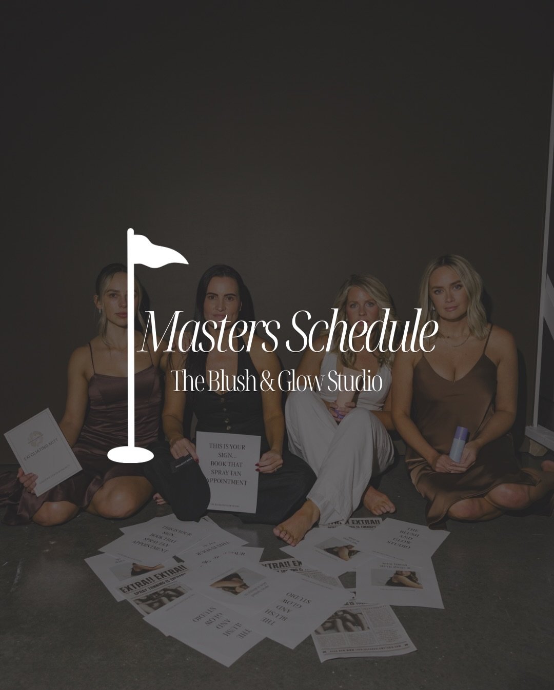 Masters Week Schedule &lsquo;26 ⛳️ 

This is always our favorite + most busiest time of year! Here&rsquo;s your reminder to book your Masters week tan NOW because I promise you that spot will be long gone when you go to book later.

See you all soon!