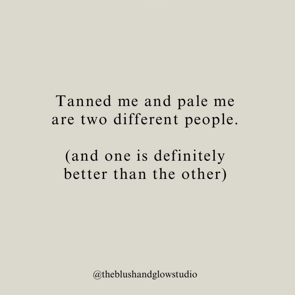 We&rsquo;ll let you guess who&rsquo;s better 😉

Don&rsquo;t forget all tans on Tuesday are $35! Link in bio to book (and book soon because we are filling up fast!)

#spraytan #tan #faketan #blushbabe #bronze