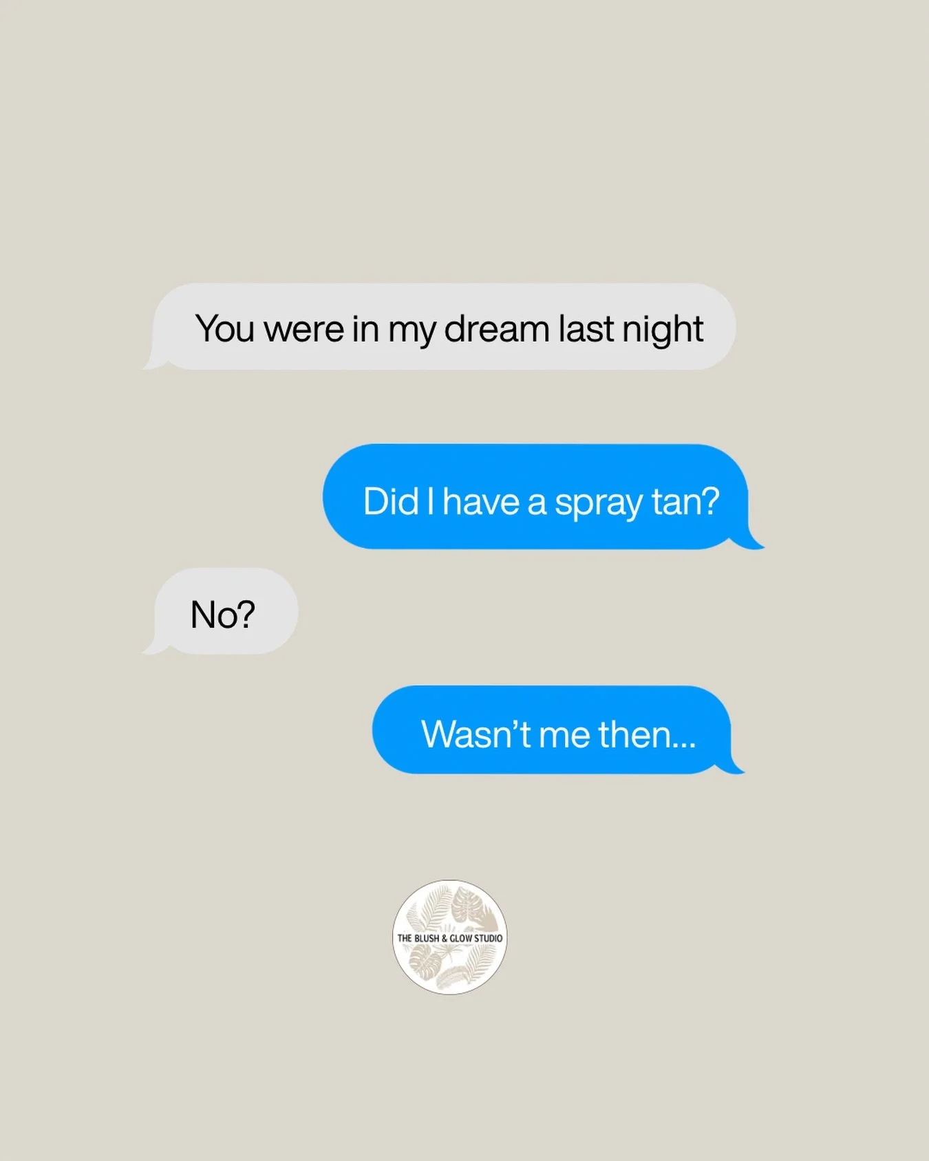 I don&rsquo;t claim &ldquo;pale&rdquo; energy - even in your dreams 🤷&zwj;♀️

#spraytanhumor #spraytan #thinksunless #bronzebabe #blushbabe