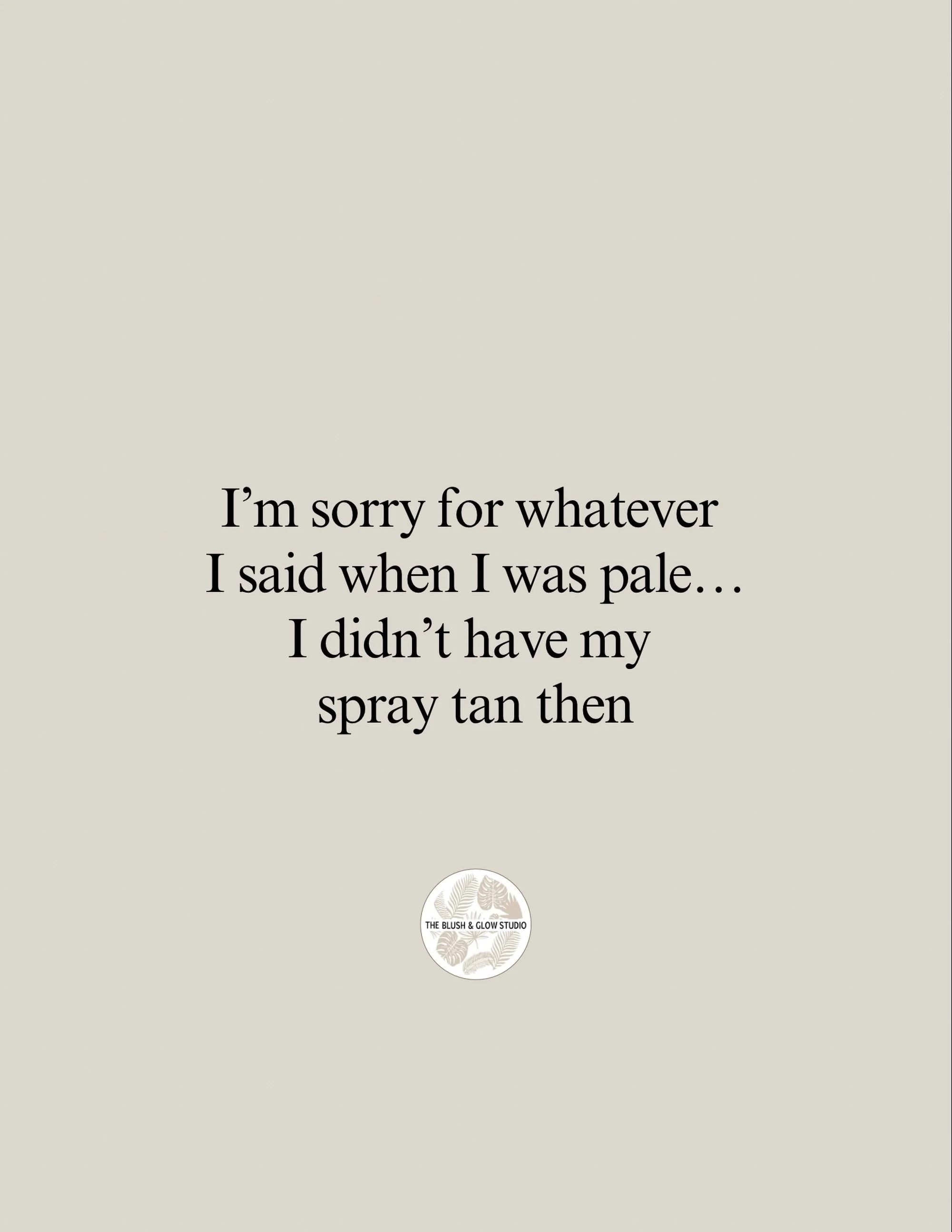 I swear pale me is my negative alter ego.. and you don&rsquo;t wanna mess with her😅

Don&rsquo;t forget TAN TUESDAY! 
ALL tans (besides the Clear Super Express) are $35😙

Come see us- link in bio to book!

#spraydontlay #tanoverpale #spraytan #spra