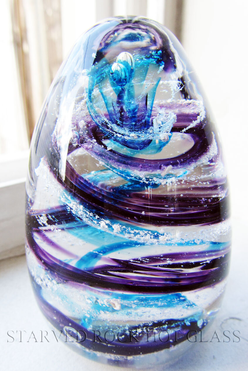 Cremation Glass — Starved Rock Hot Glass Glassblowing Studio + Gallery