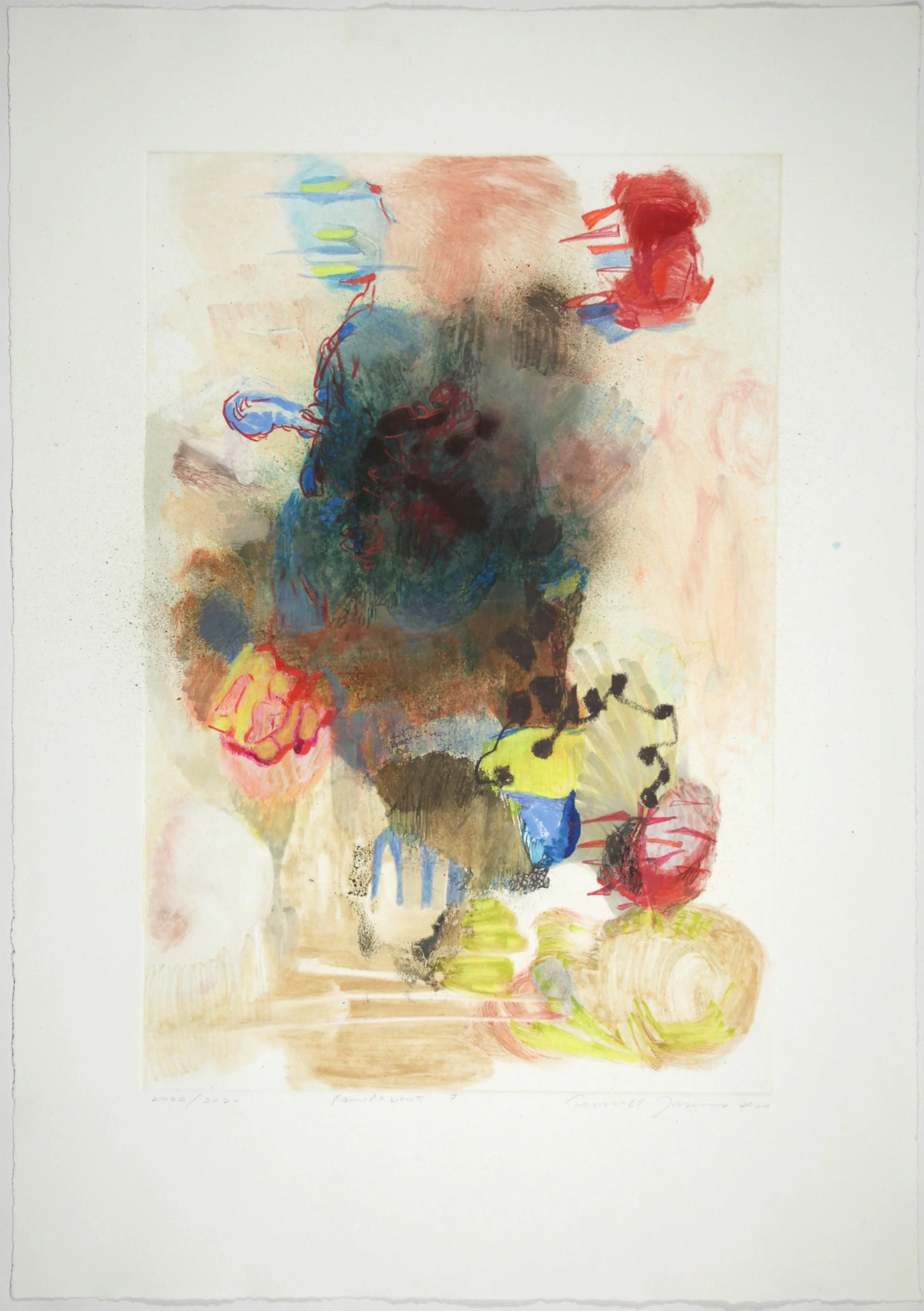 Roundabout 7, 2021, Monotype, 30 in. x 21 in.JPG