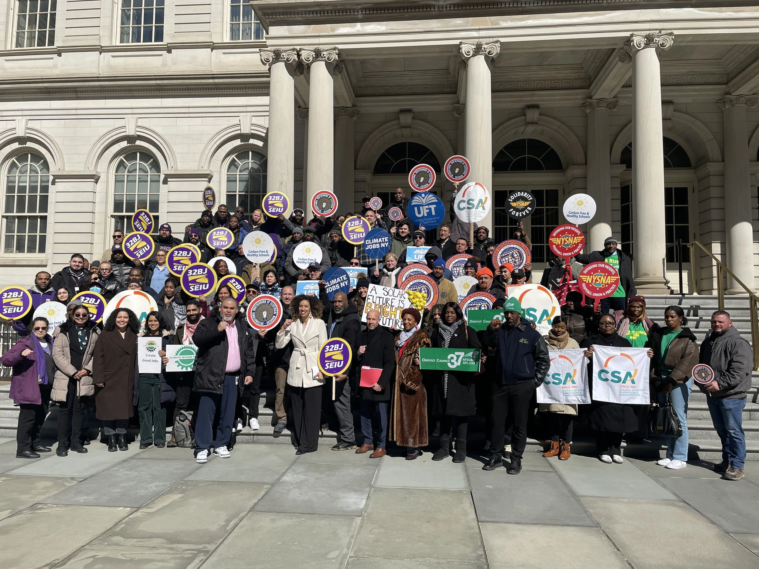 Carbon Free and Healthy Schools Rally for Public Solar Power