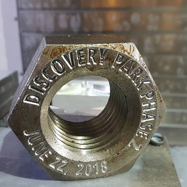 Making shiny nuts... #cnc #cncmachining #machining #engraving #hexnut #chrome