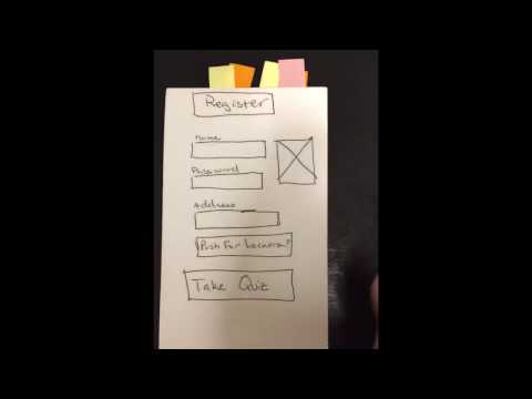 Growing together Paper prototype