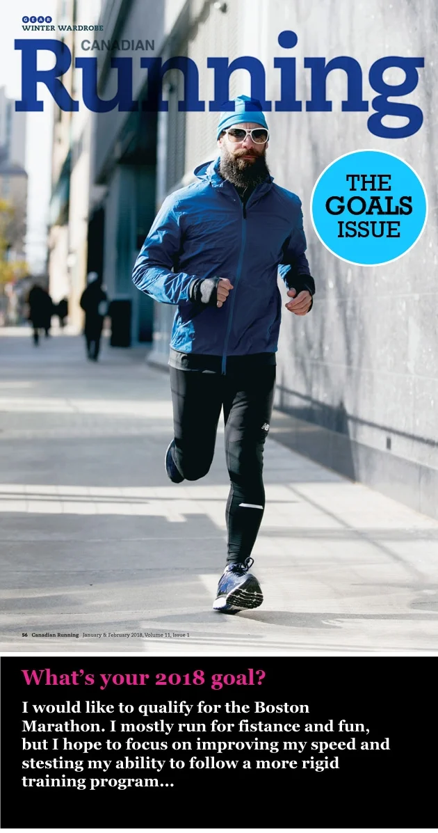 Canadian Running Jan/Feb Issue 2018