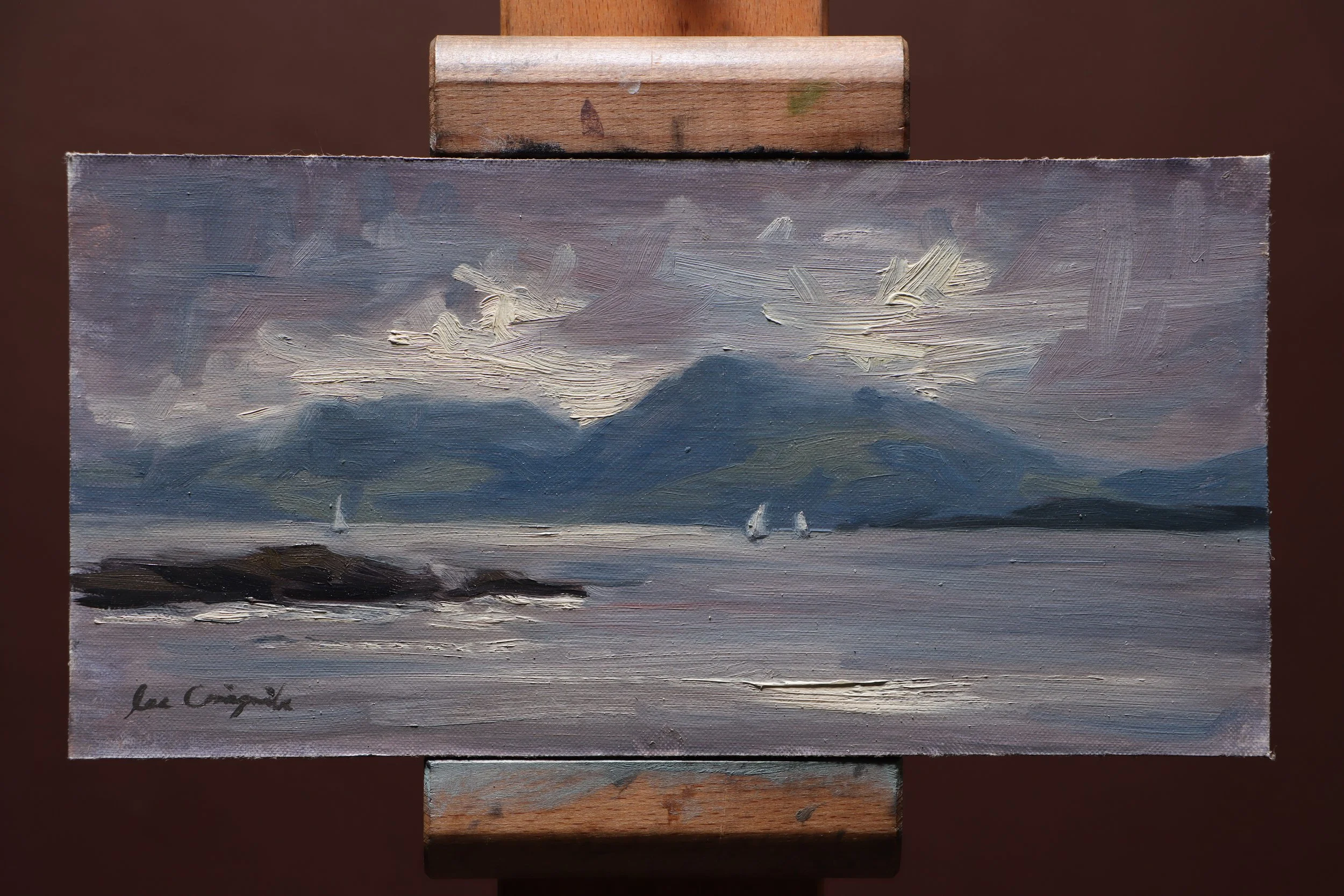 Mull painting, Oban art, Scottish west coast, seascape painting, contemporary Scottish art