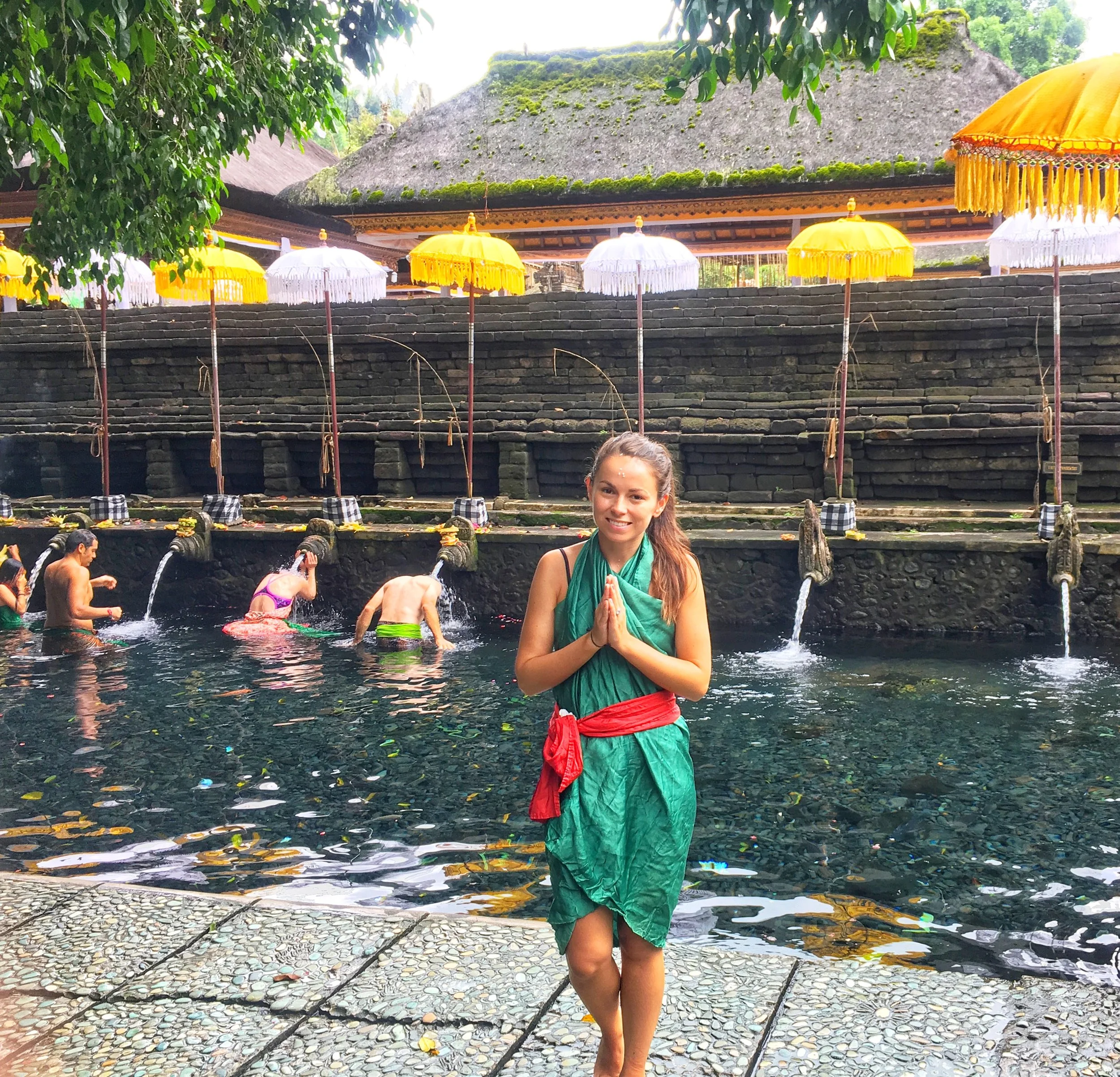 Purification Ceremony at Pura Tirta Empul — Luxury, sustainable travel