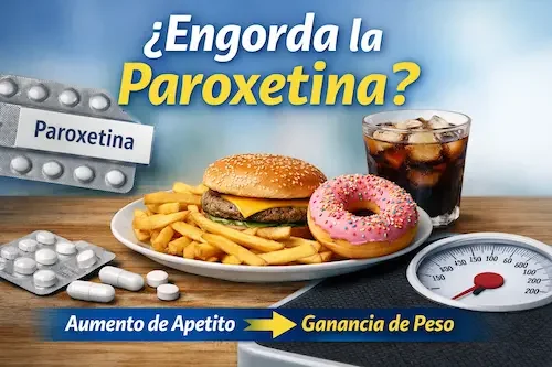 ¿Puedo engordar tomando Paroxetina?