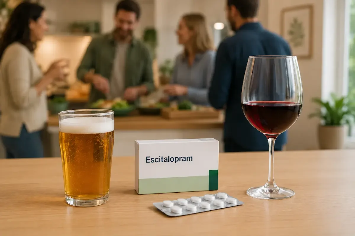 ¿Se puede beber alcohol tomando Escitalopram?