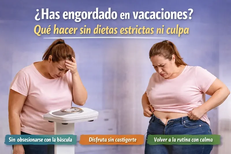 ¿Has engordado en vacaciones? Cómo adelgazar sin dietas estrictas y sin sentirte culpable