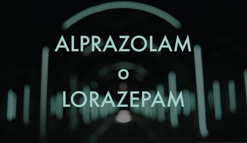 Alprazolam o lorazepam.