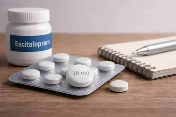 Escitalopram 10mg: para qué sirve y efectos secundarios.