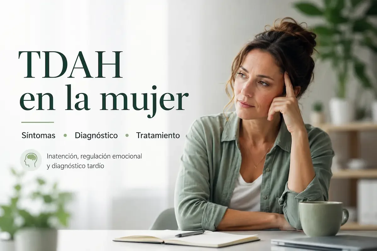 TDAH en mujeres: síntomas, diagnóstico y tratamiento