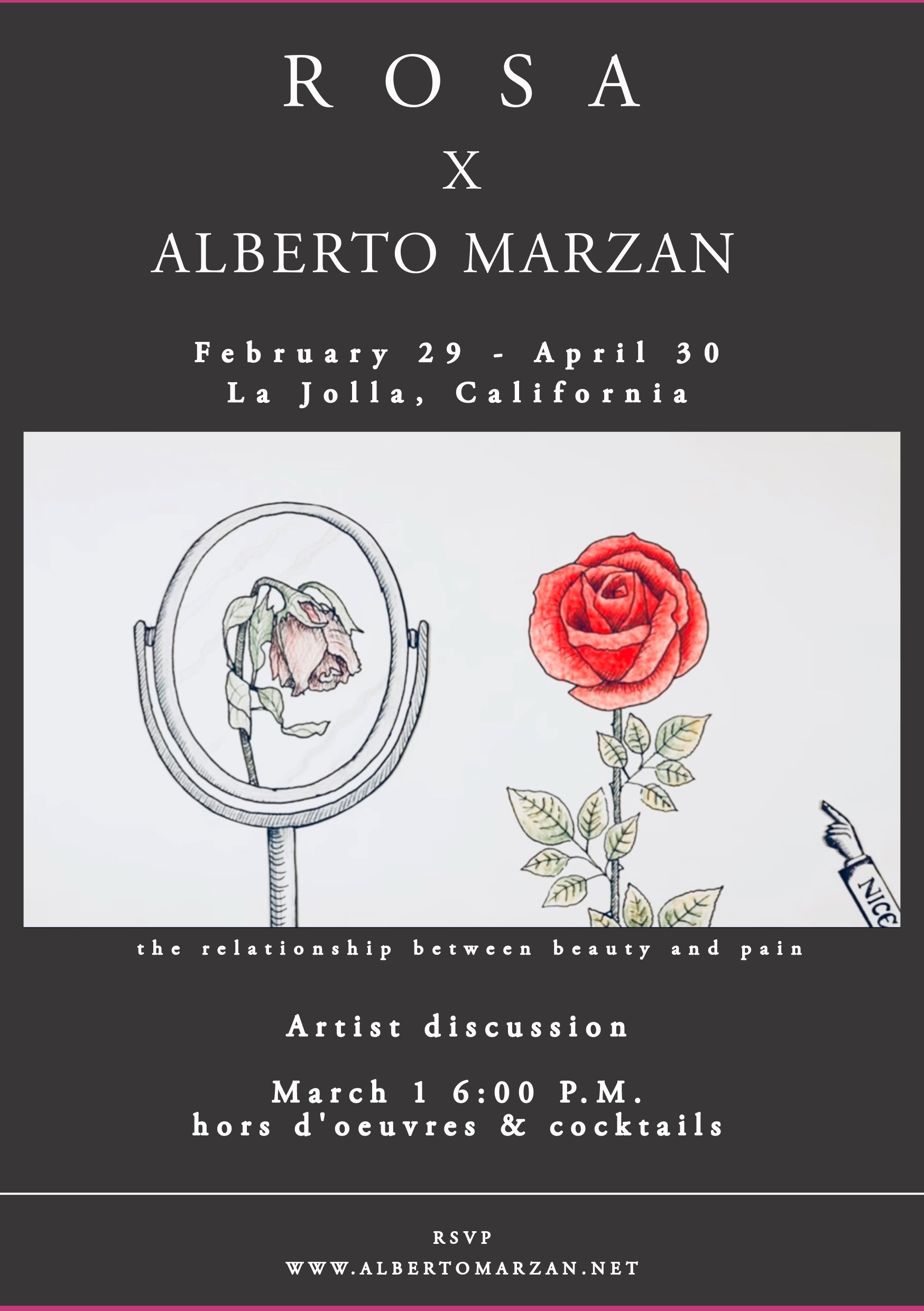 Rosa Art Exhibition La Jolla, CA