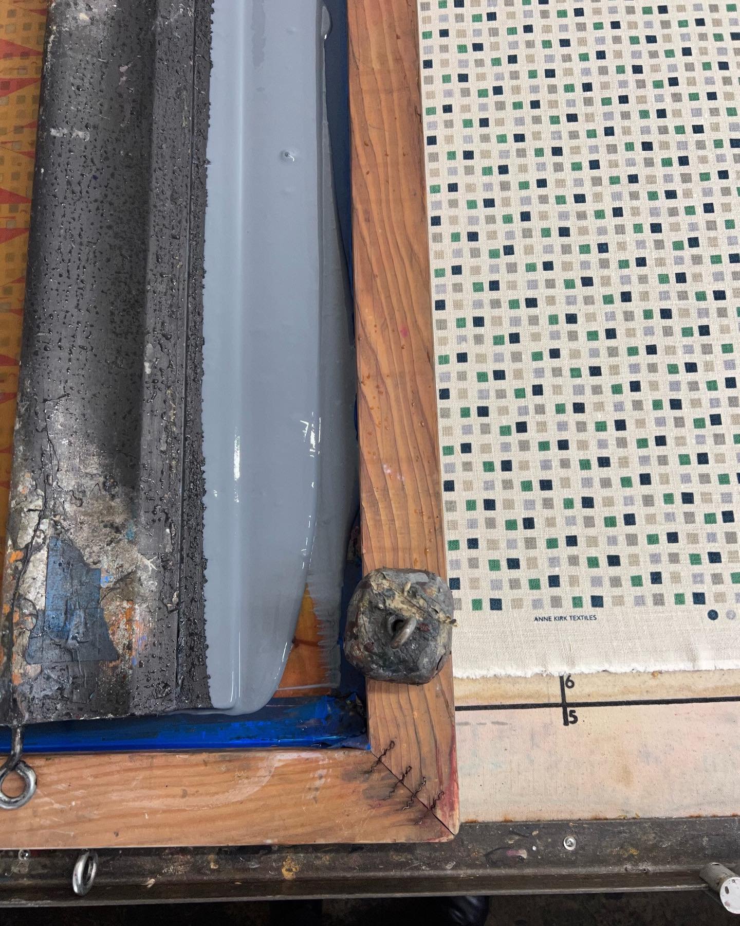 Hand printing is where we started. It remains an important part of who we are today. 

#textiledesign #handprintedfabric #interiordesign #silkscreen