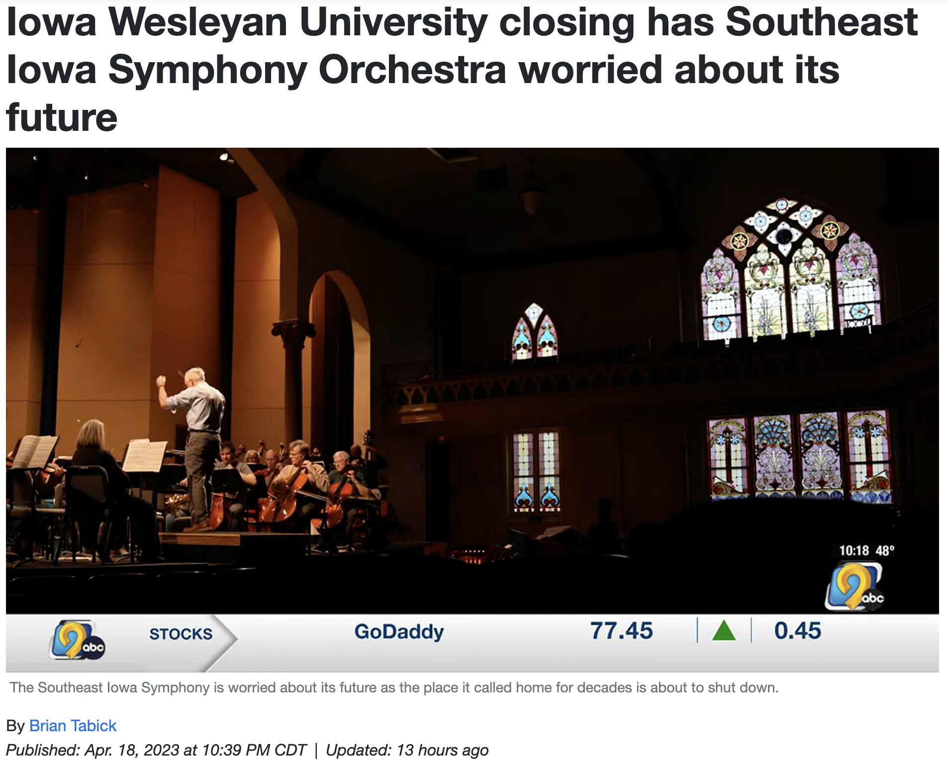 Iowa Wesleyan Closure Prompts Statewide SEISO Coverage