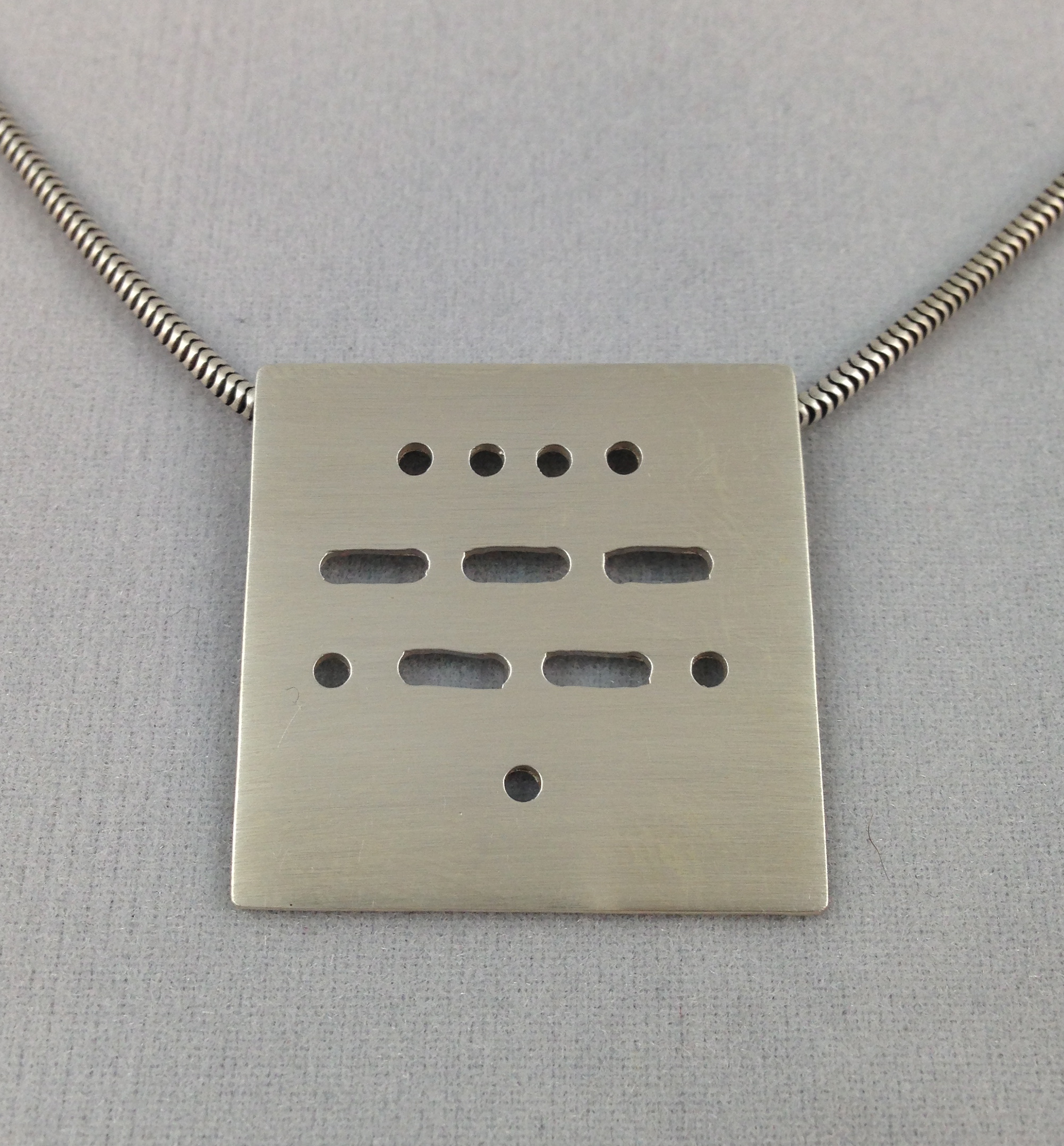 Morse Code Necklace