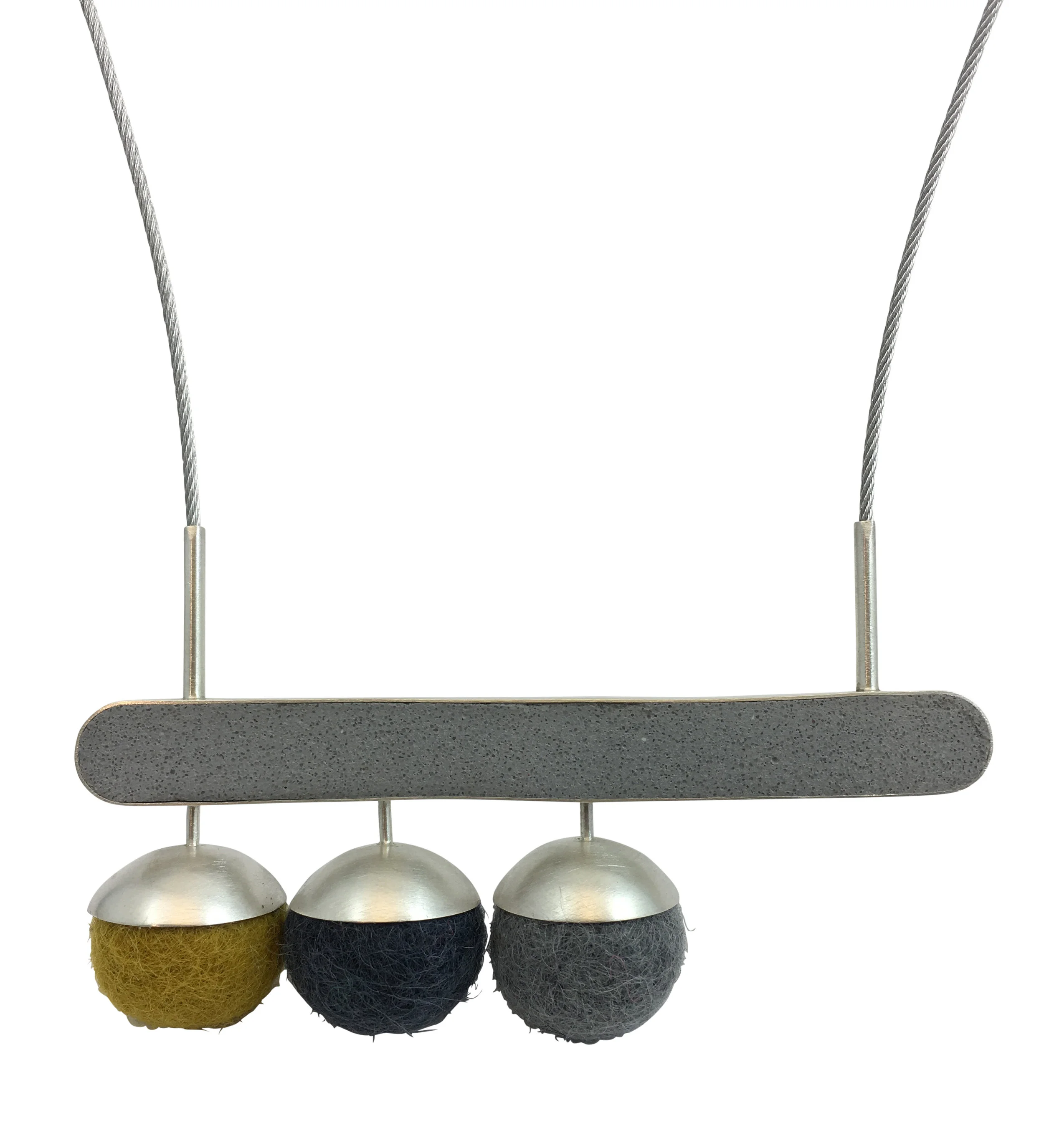Horizontal Ball Drop Necklace