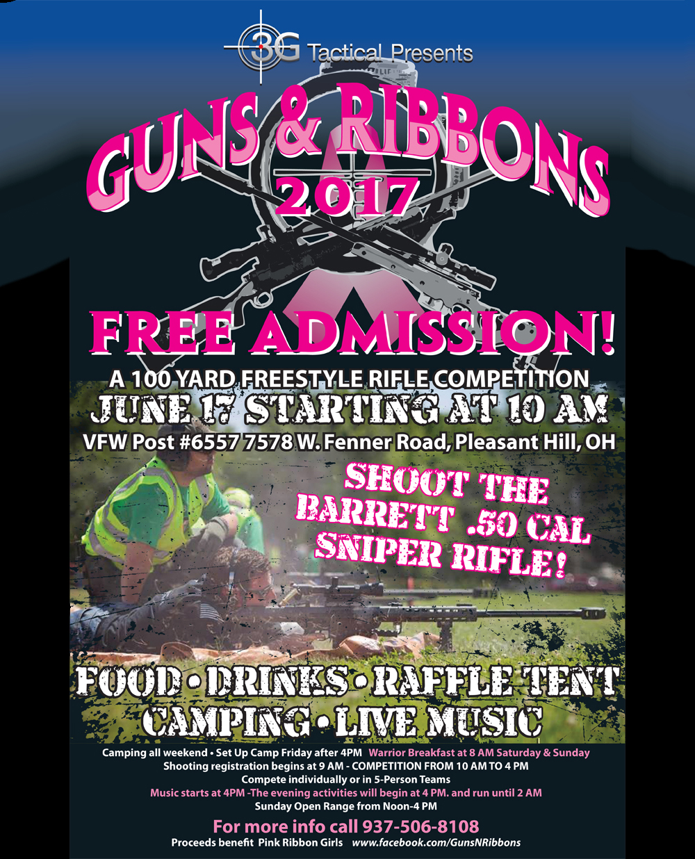 Guns & Ribbons promotional poster