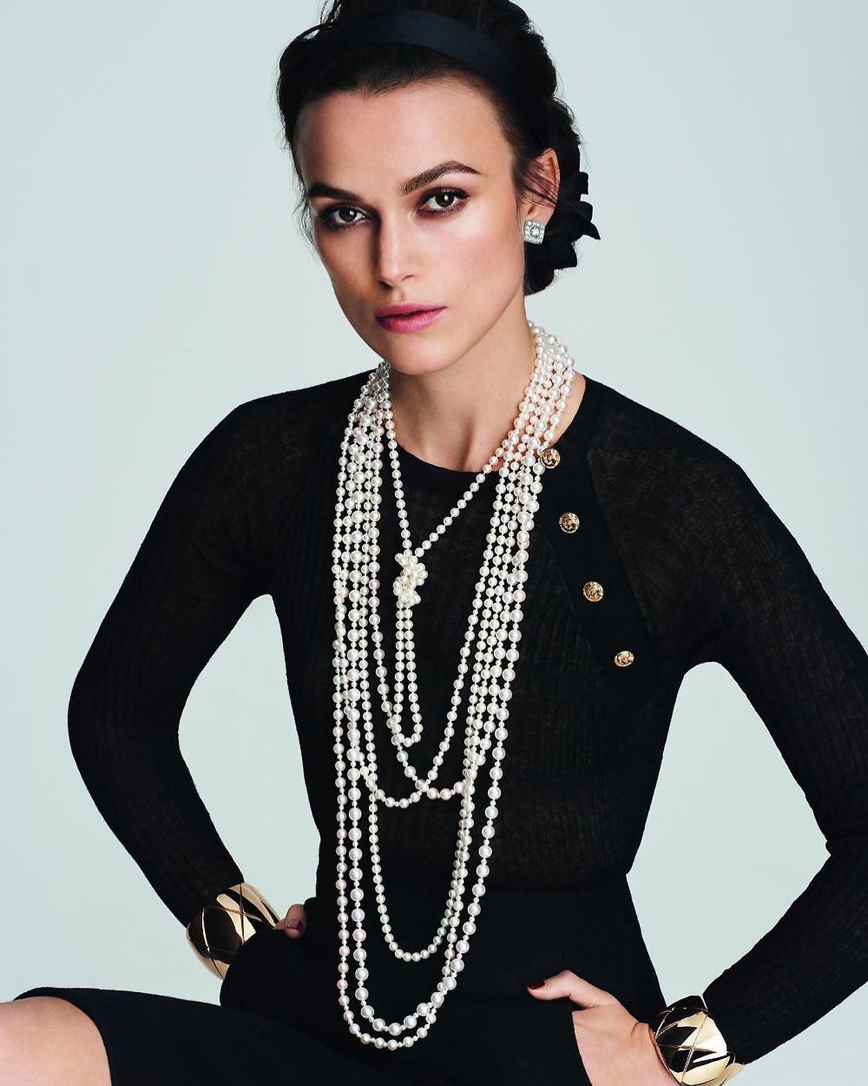 Pearls are classic and not just for Christmas but make beautiful gifts - visit our website or shop to find the perfect present

Image credit: Keira Knightley