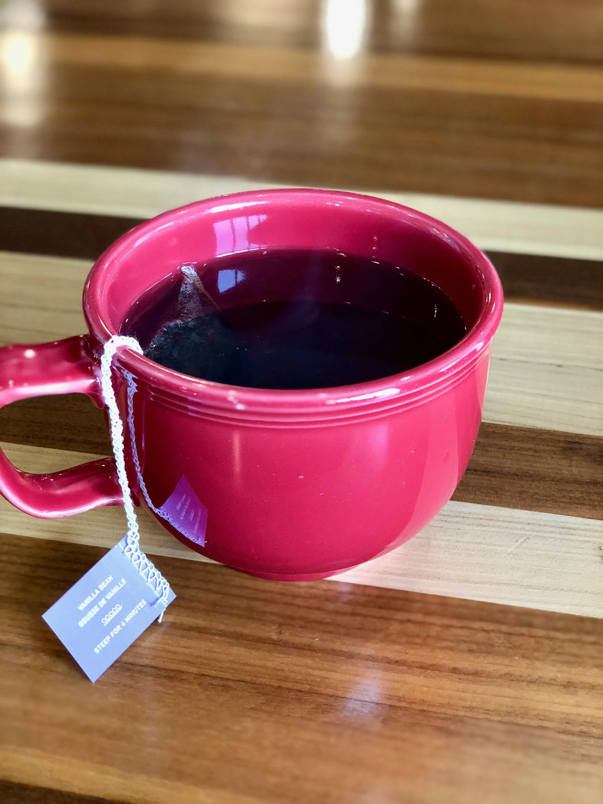 Vanilla Bean hot tea.