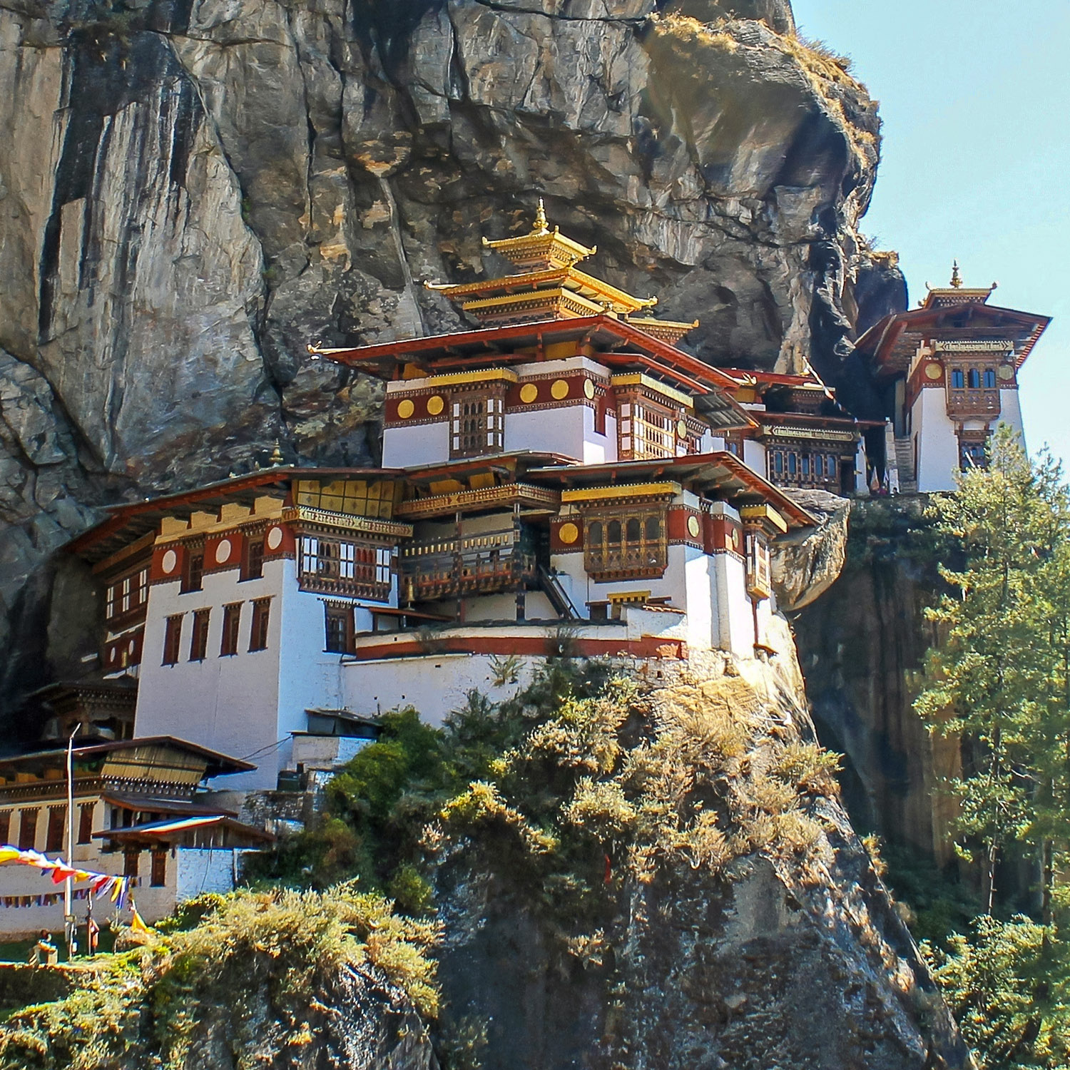 Climbing to the Tiger's Nest in Bhutan