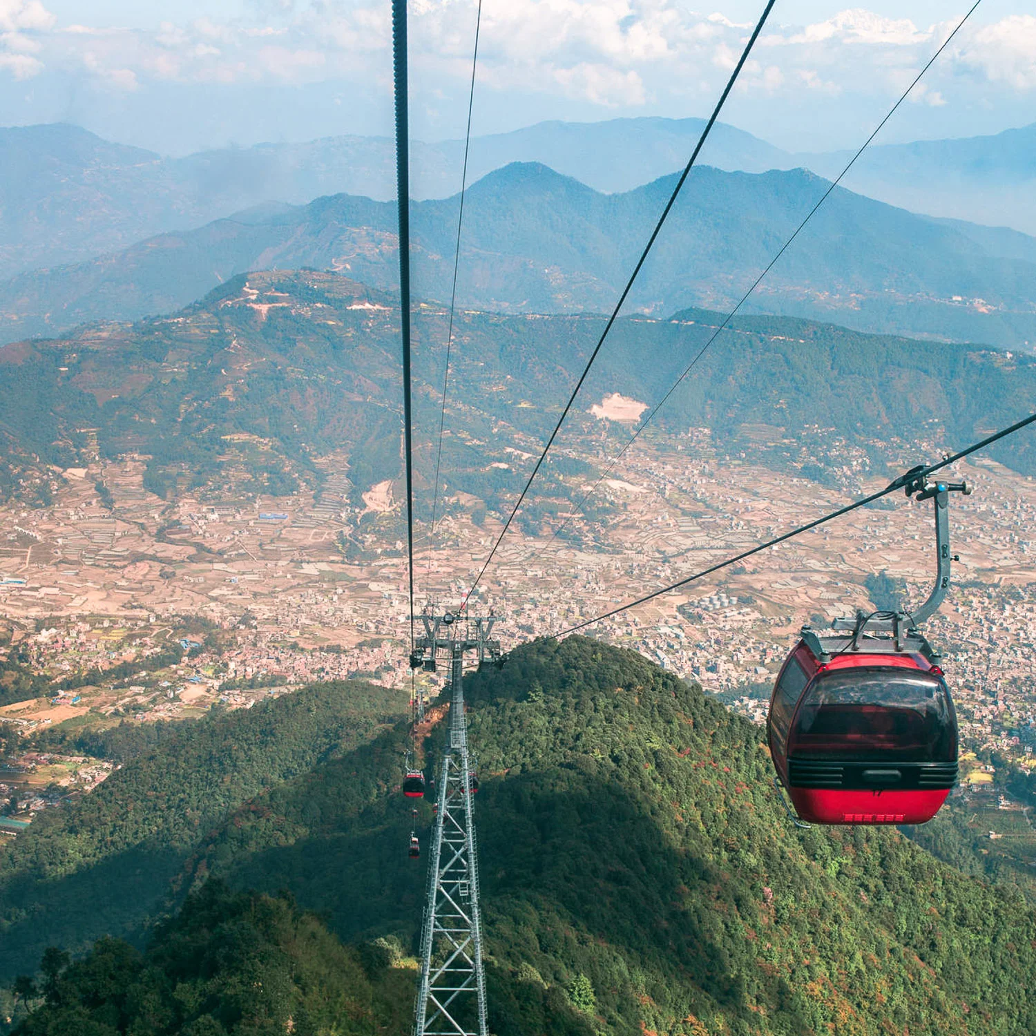 Heading for the Hills on Kathmandu's New Cable Car